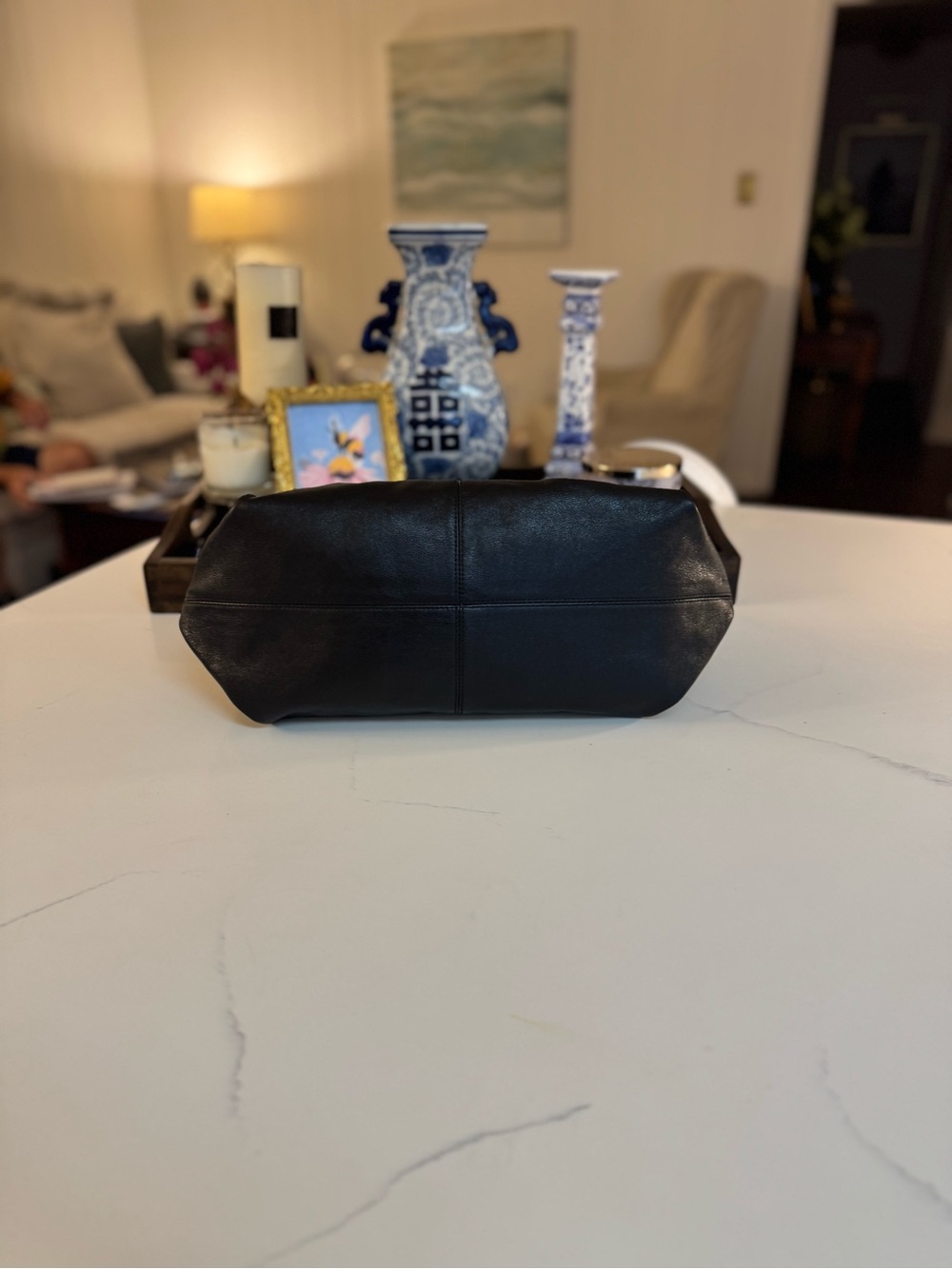🖤 COACH Y2K ASHLEY BLACK LEATHER SHOULDER BAG! - Picture 6 of 11
